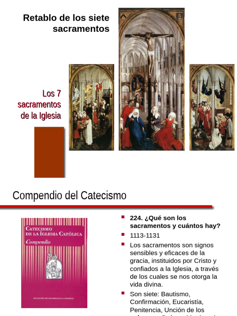 Los 7 Sacramentos de la Iglesia Católica | PDF | Confirmación | Sacramentos