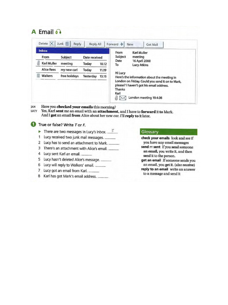Email & Word Document | PDF