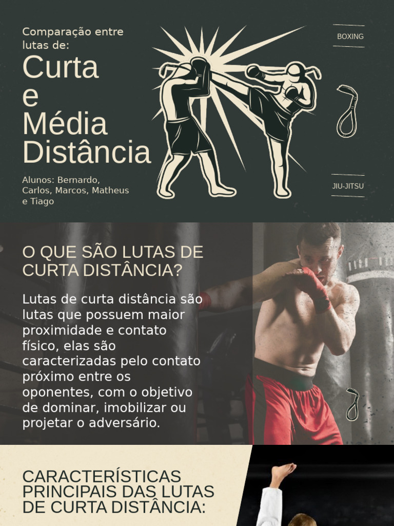 Comparação entre Lutas de Curta e Média Distância | PDF | Jiu-jitsu ...