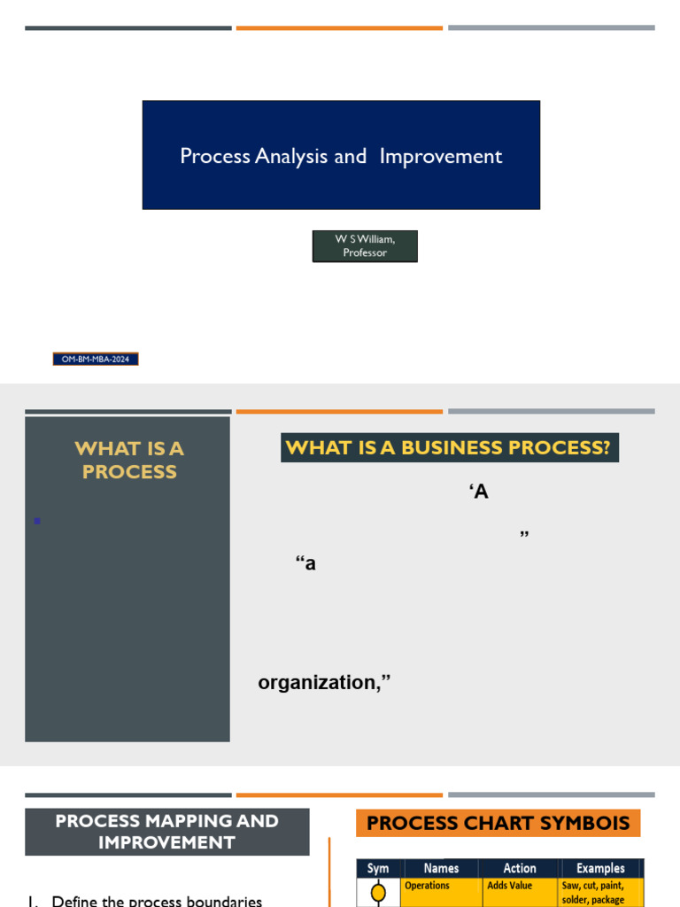 5 - Process Analysis and Improvement | PDF | Business Process