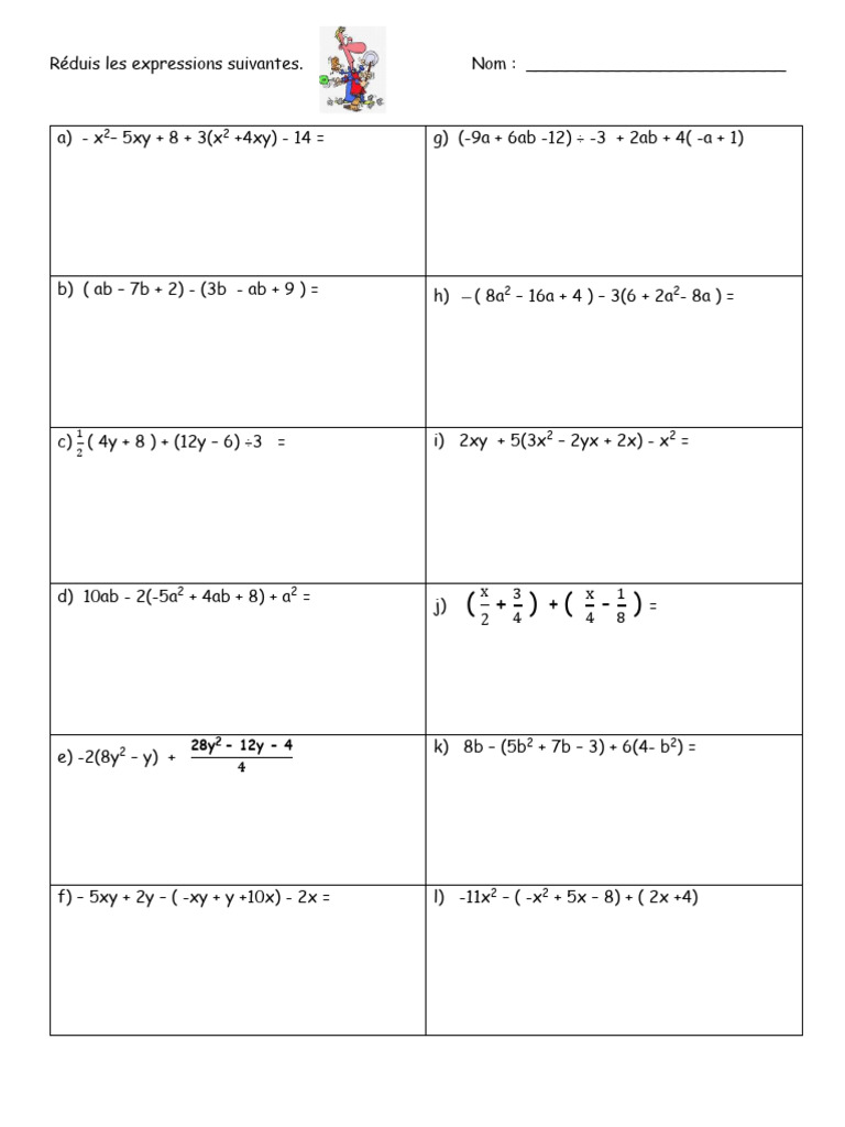 Simplification Exercises | PDF