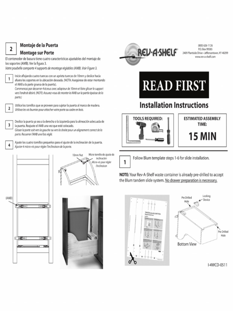 Rev A Shelf Installation