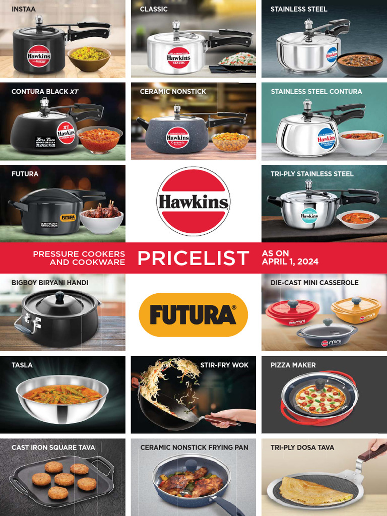 Hawkins Cookware Price List 2024 | PDF | Cookware And Bakeware | Cast ...