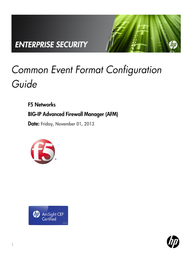 F5 AFM CEF Configuration Guide | PDF | Firewall (Computing) | Internet ...