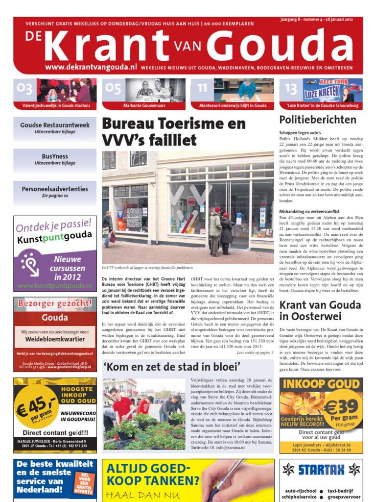 De Krant Van Gouda 26 Januari 2012 Pdf