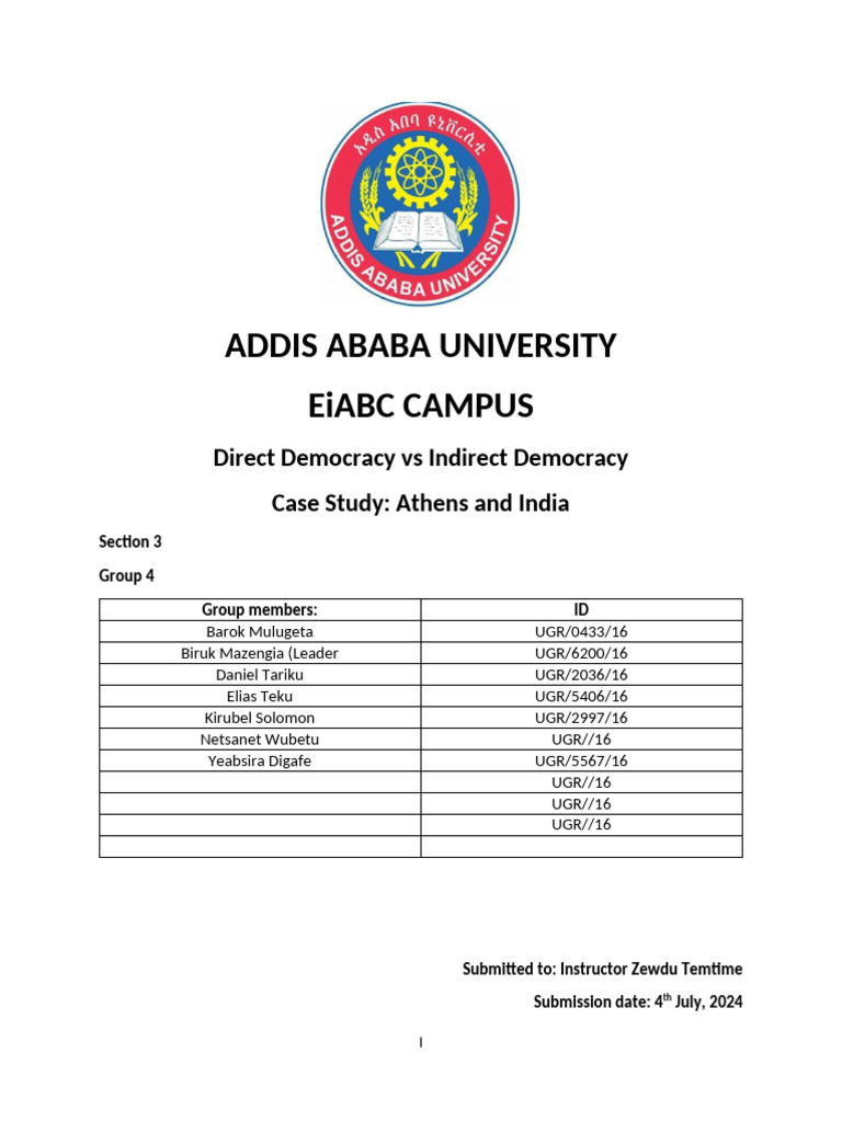 Addis Ababa University Pdf Social Science Lifestyle