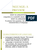 Linguistics Review