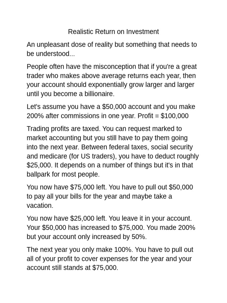 11 Returns On Trading Account | PDF