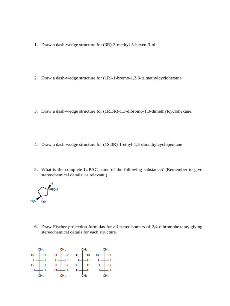 Organic Chemistry 3 Practice 3 Pdf