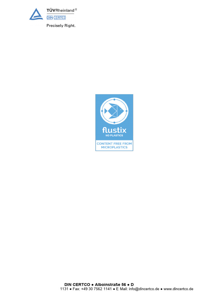 Flustix Certification for Plastic-Free Products | PDF | Macromolecules ...