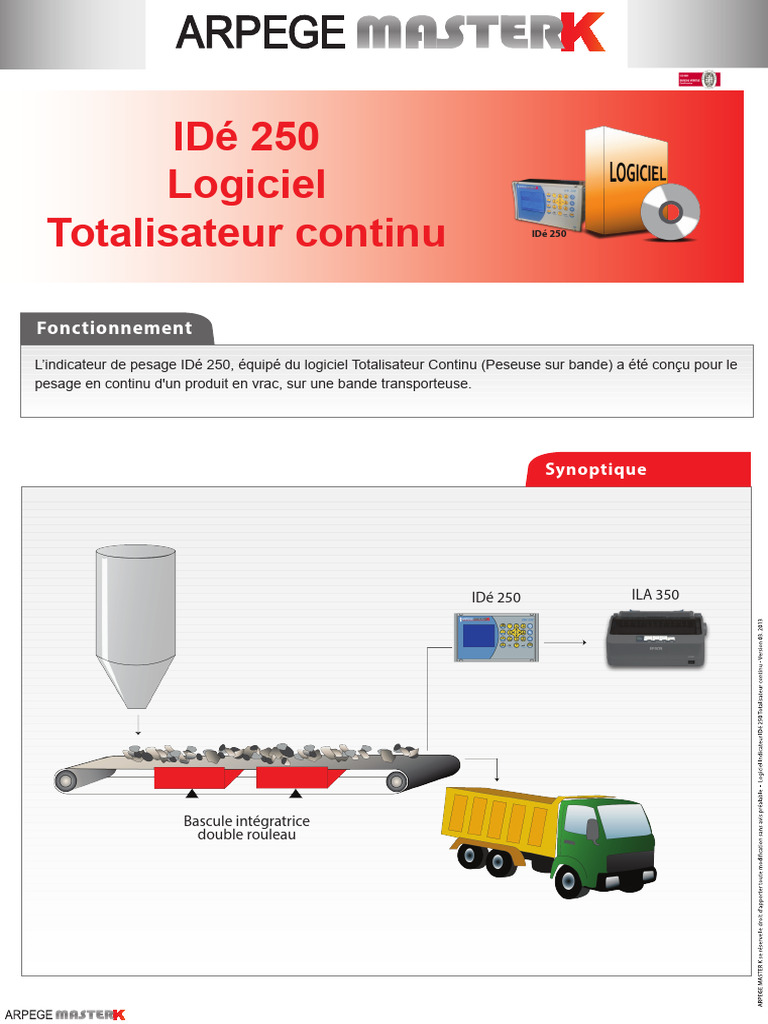 Indicateur de pesage IDé 250 | PDF | Environnement de développement ...