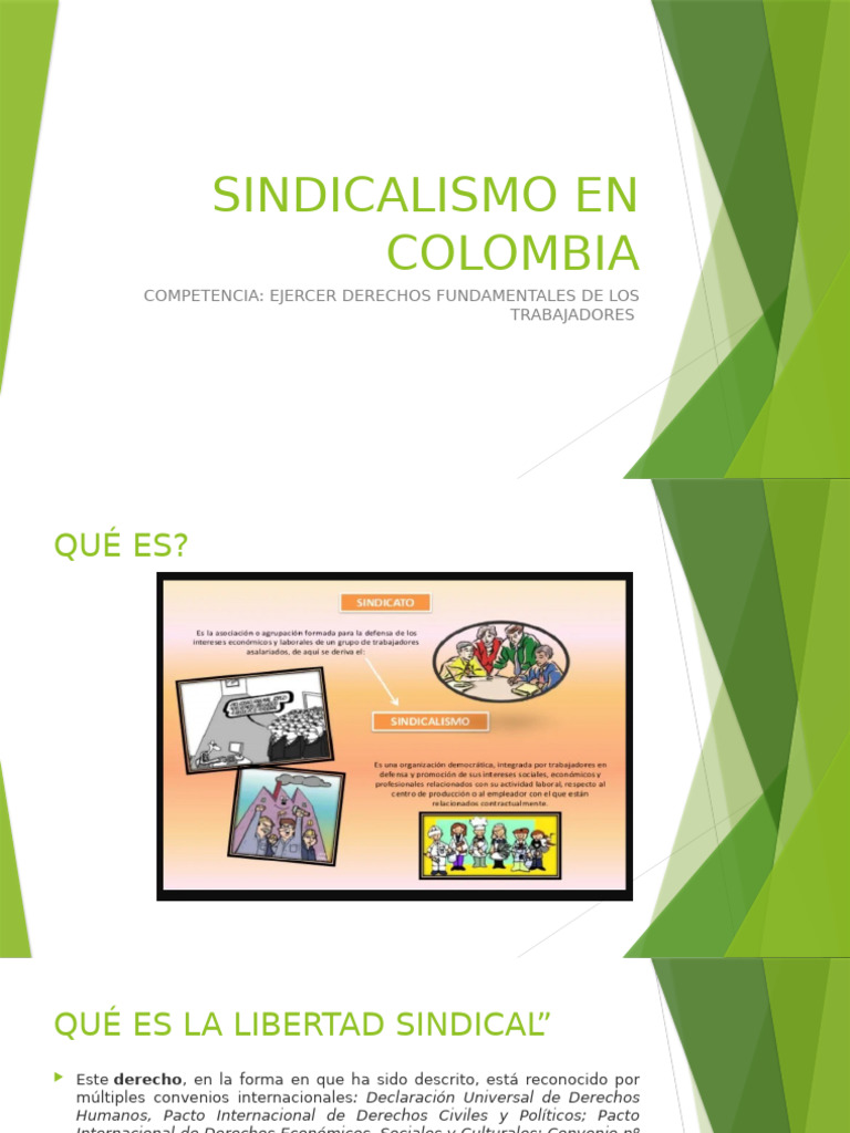 Sindicalismo y Derechos Laborales en Colombia | PDF | Sindicato ...