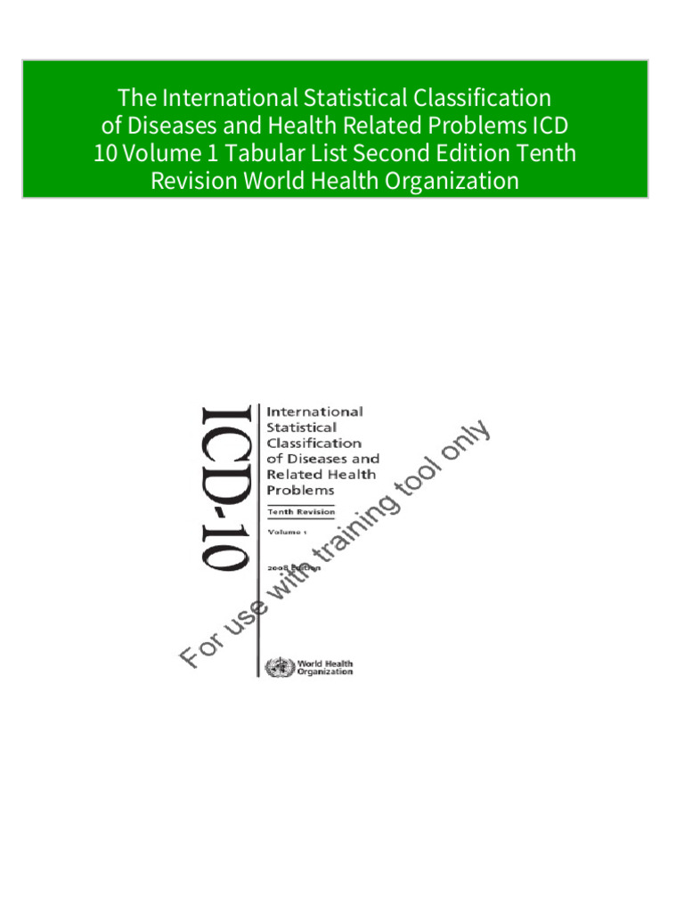 Buy ebook the international statistical classification of diseases and