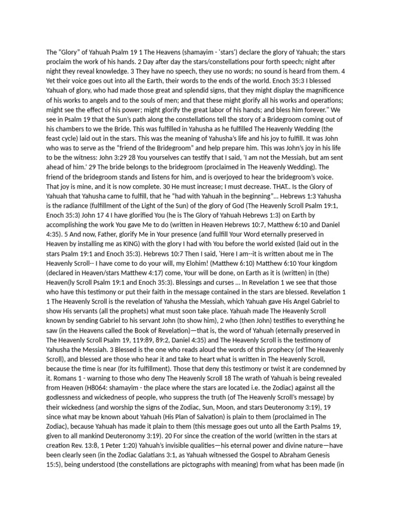 The Revelation Pdf Genesis Creation Narrative Logos Christianity