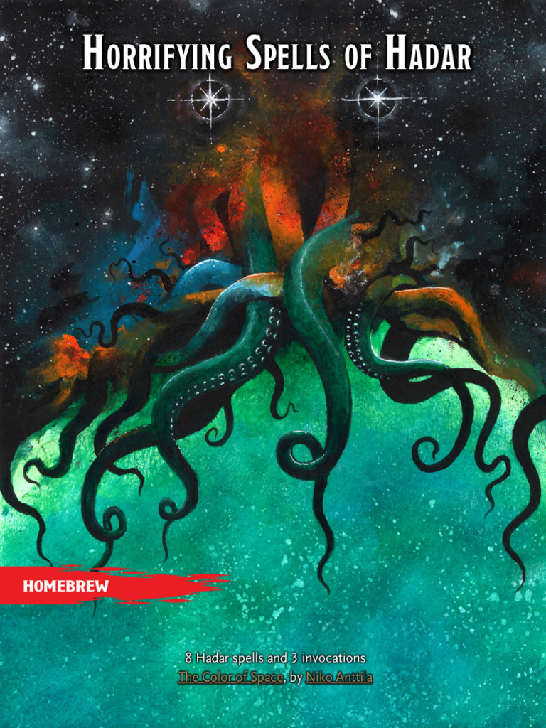 Horrifying Spells of Hadar | PDF | Dungeons & Dragons