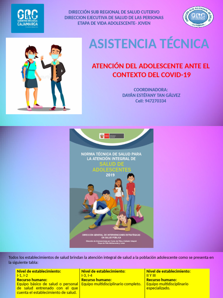 Atención Integral de Salud Adolescente | PDF | Laboratorios | Hospital