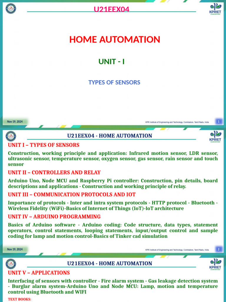 UNIT I - Types of Sensors Crop | PDF | Thermocouple | Electrical ...