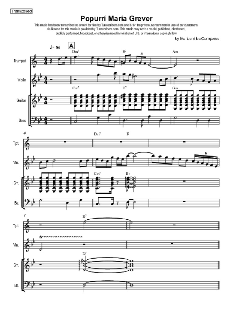 Pop Maria Grever - Ejemplo | PDF