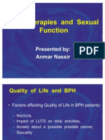 BPH Therapies and Sexual Function