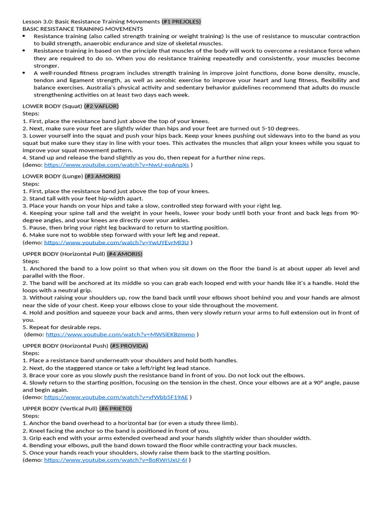 PATHFIT SEMIgr3 | PDF | Strength Training | Skeletal Muscle