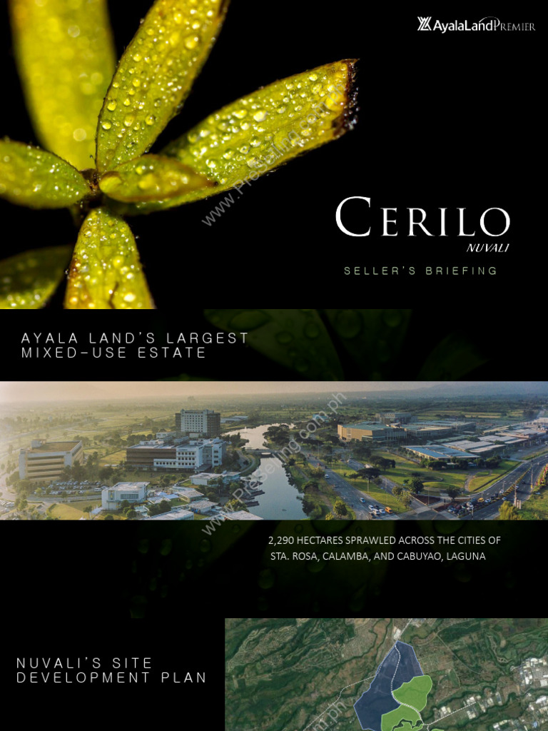 Nuvali Mixed-Use Estate Overview | PDF