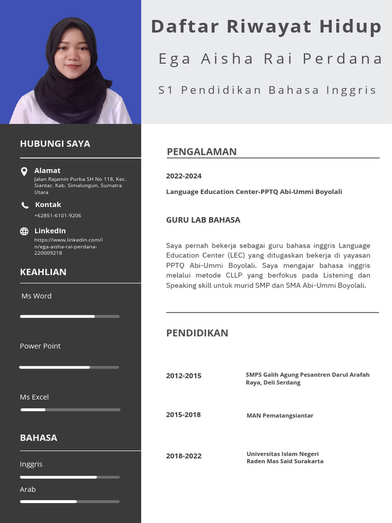 Pengalaman Mengajar Bahasa Inggris | PDF