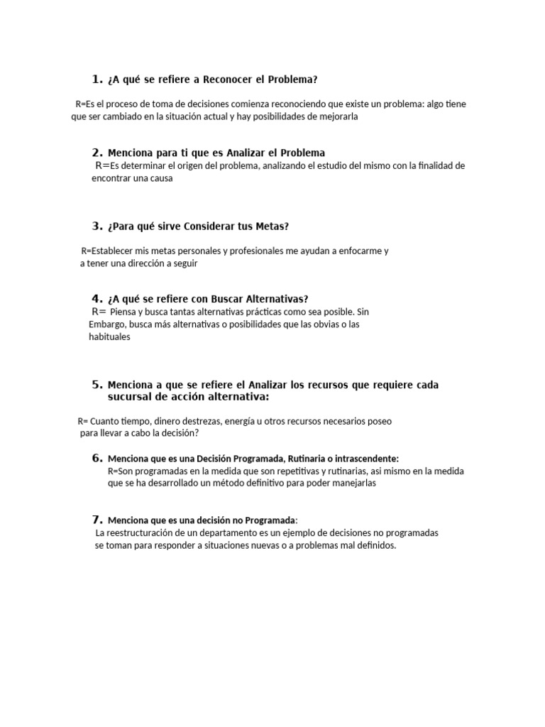 Proceso de Toma de Decisiones Efectivo | PDF | Crecimiento personal y profesional