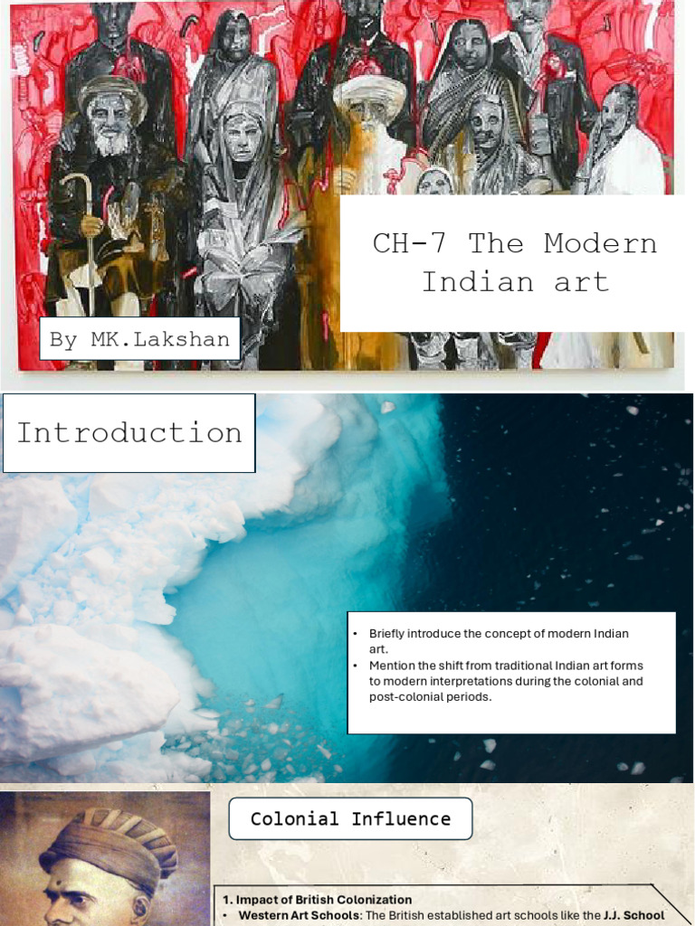 Modern Indian Art: Evolution & Influence | PDF | The Arts | Art Movements