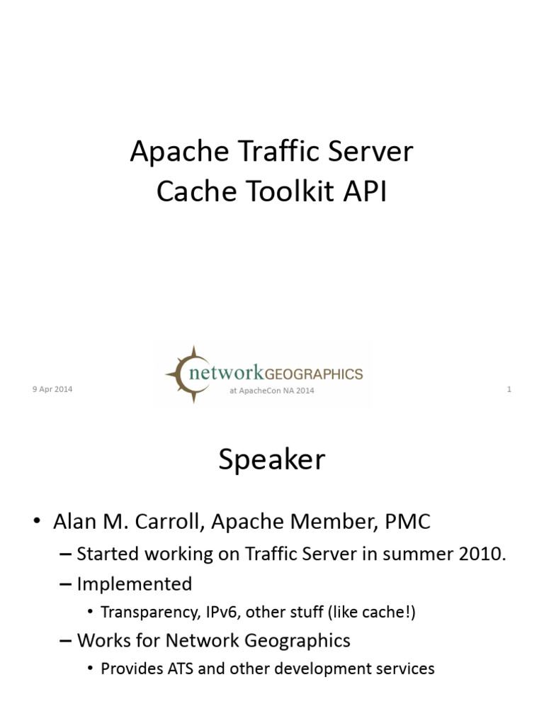 ApacheCon 2014 Cache Toolkit 0 | PDF | Cache (Computing) | Computer ...