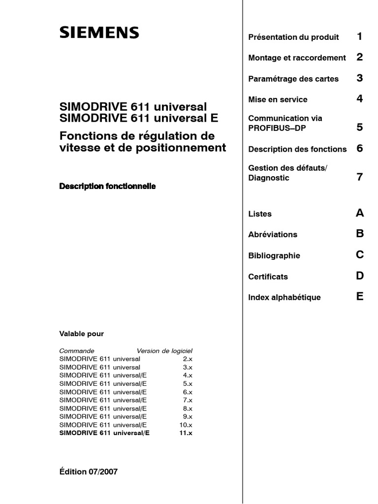 Simodrive Universail | PDF