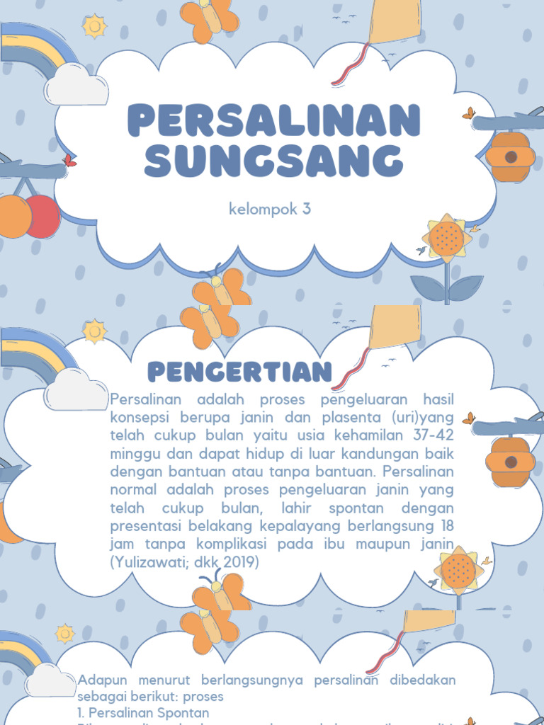 Blue and White Cute Aesthetic Group Project Presentation PDF | PDF