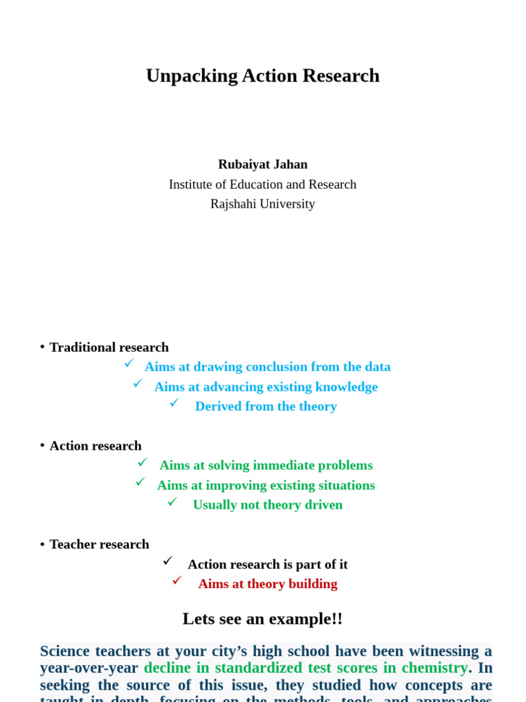 Appraoches To Action Research | PDF | Action Research | Cognition