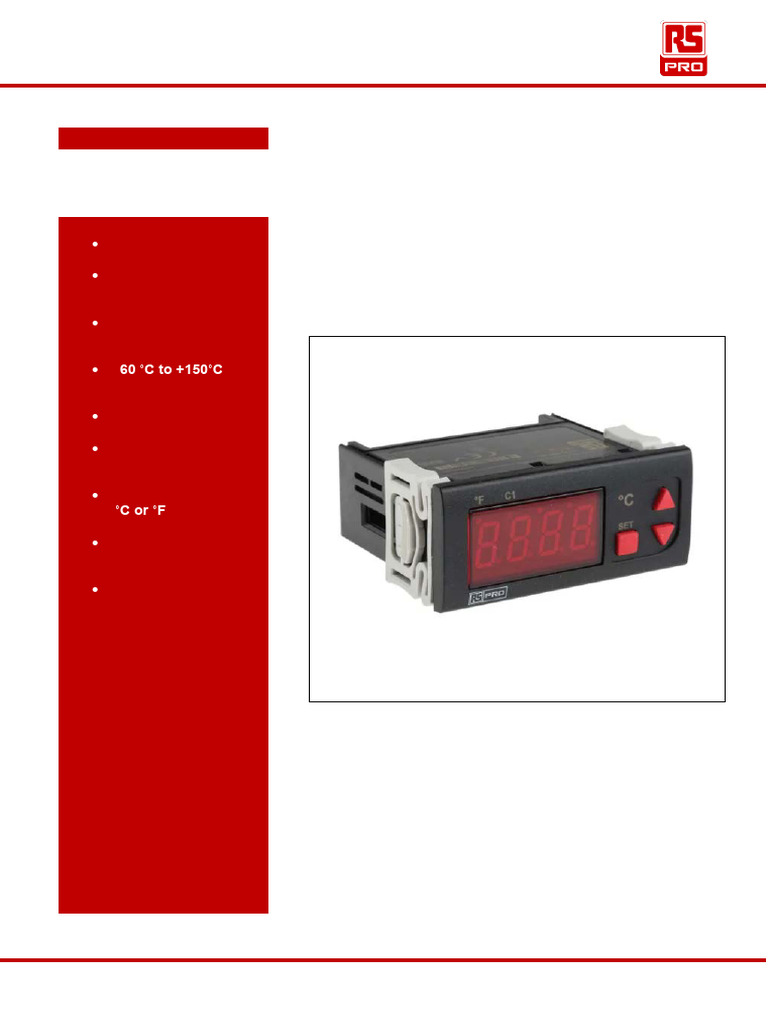 On/Off Temp Controller 230V NTC | PDF | Alternating Current ...