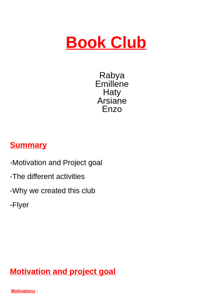 Exposé Book Club | PDF
