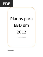 Ideias para EBD