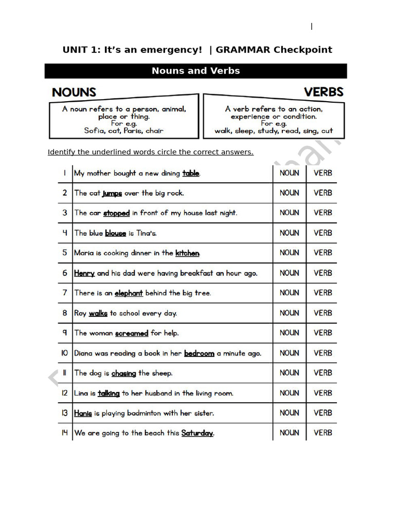 Year 6unit1grammar Pdf Linguistics
