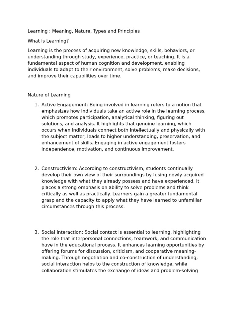 Concept of learning pdf learning constructivism philosophy of