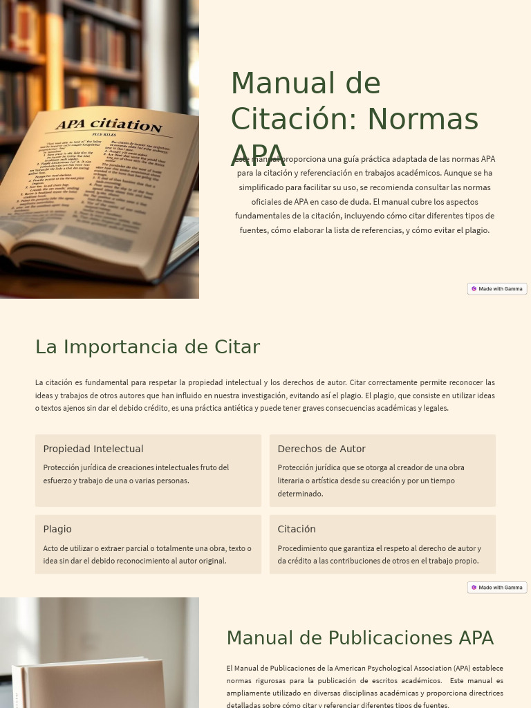 Manual de Citacion Normas APA | PDF | Estilo apa | Plagio