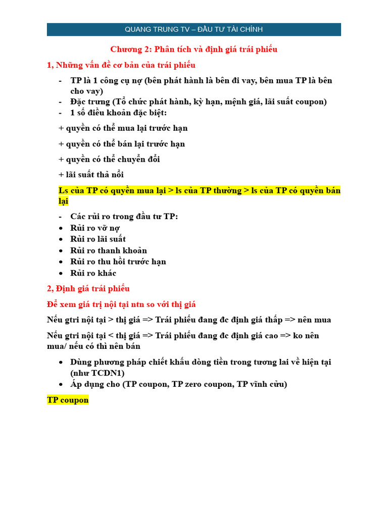 DTTC Chương 2 | PDF