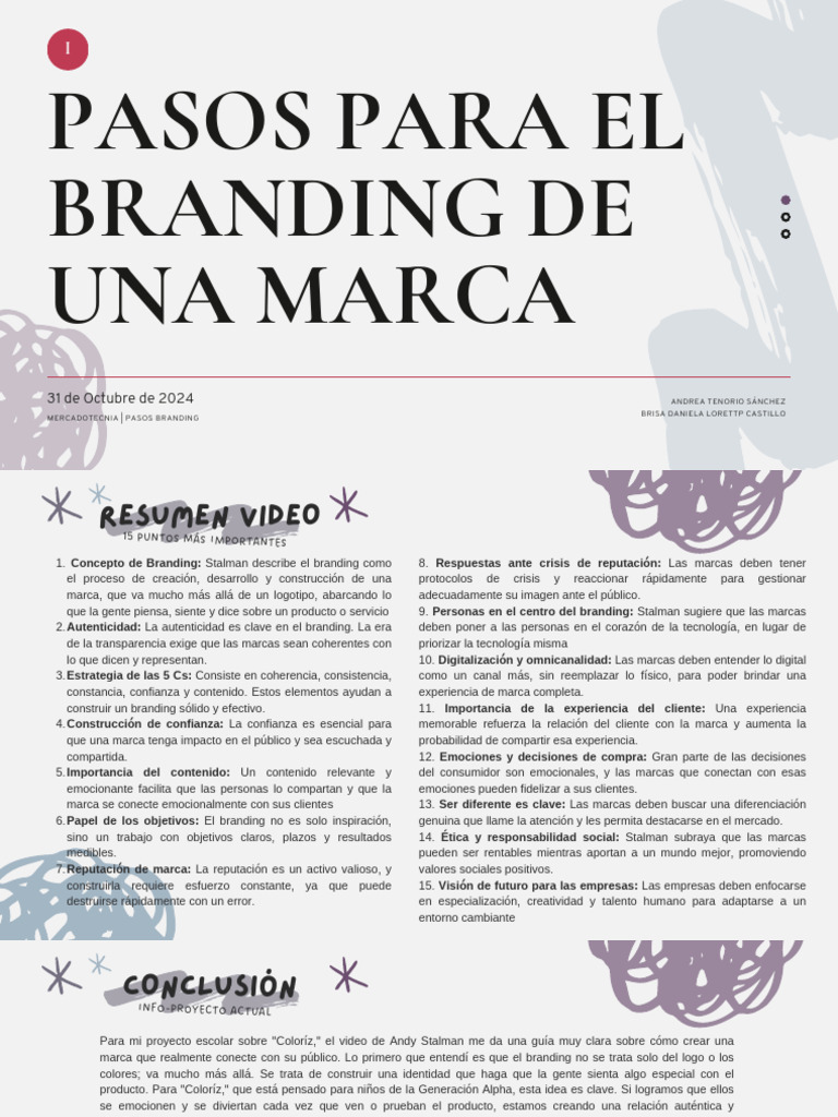 Pasos Clave para el Branding Efectivo | PDF | Gestión de la marca | Marca