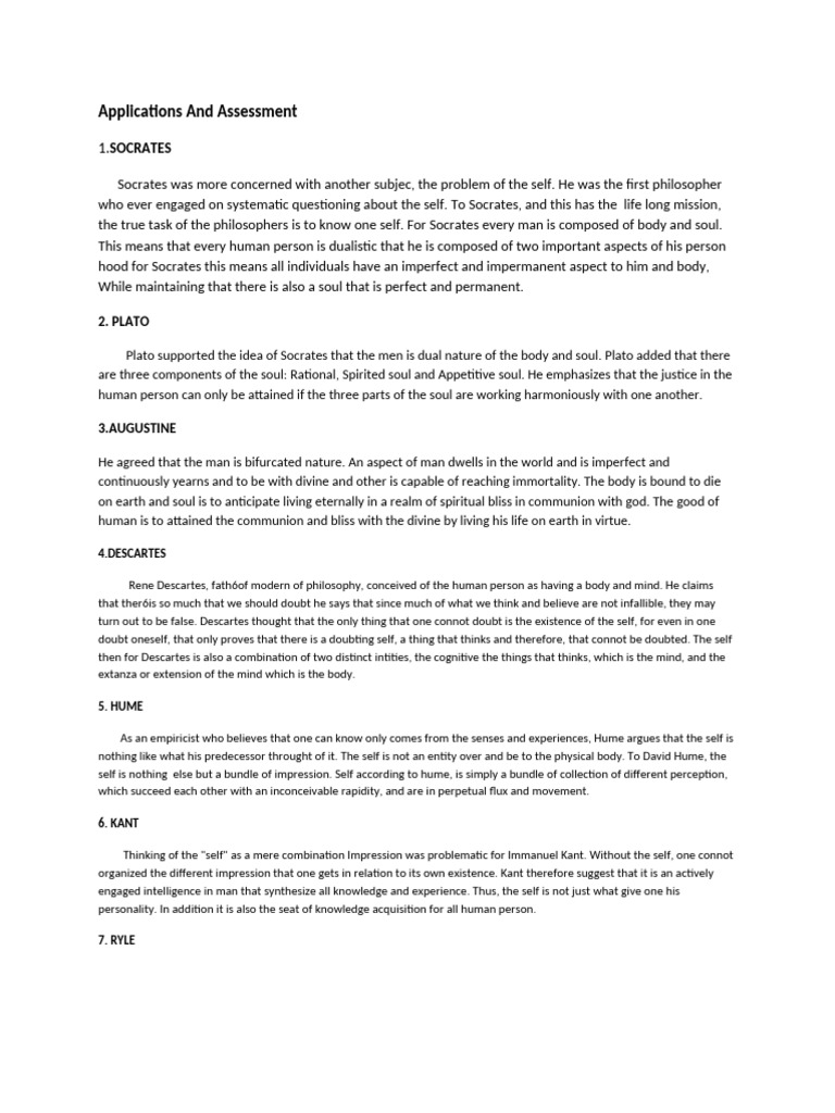 Sunjo Portfolio Utss | PDF | Philosophy Of Self | Soul