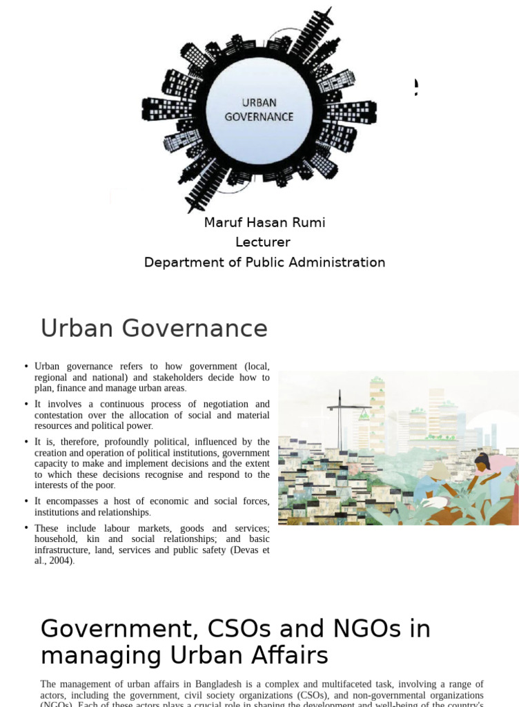 Urban Governance in Bangladesh Explained | PDF | Governance | Non ...
