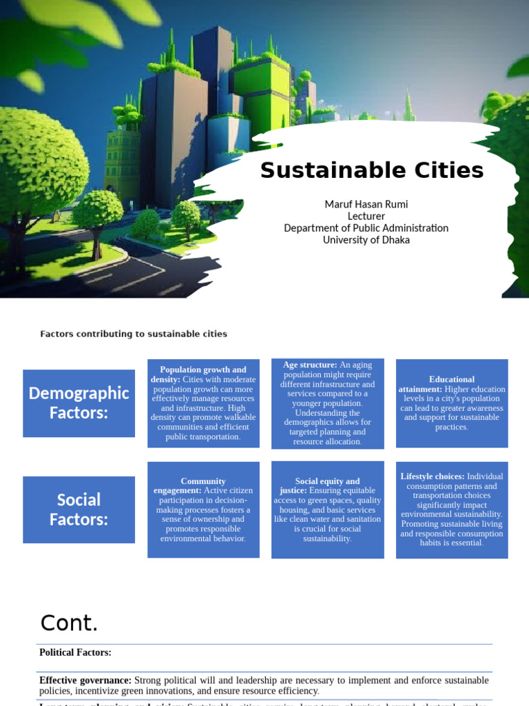 Sustainable City | PDF | Sustainability | Sustainable City