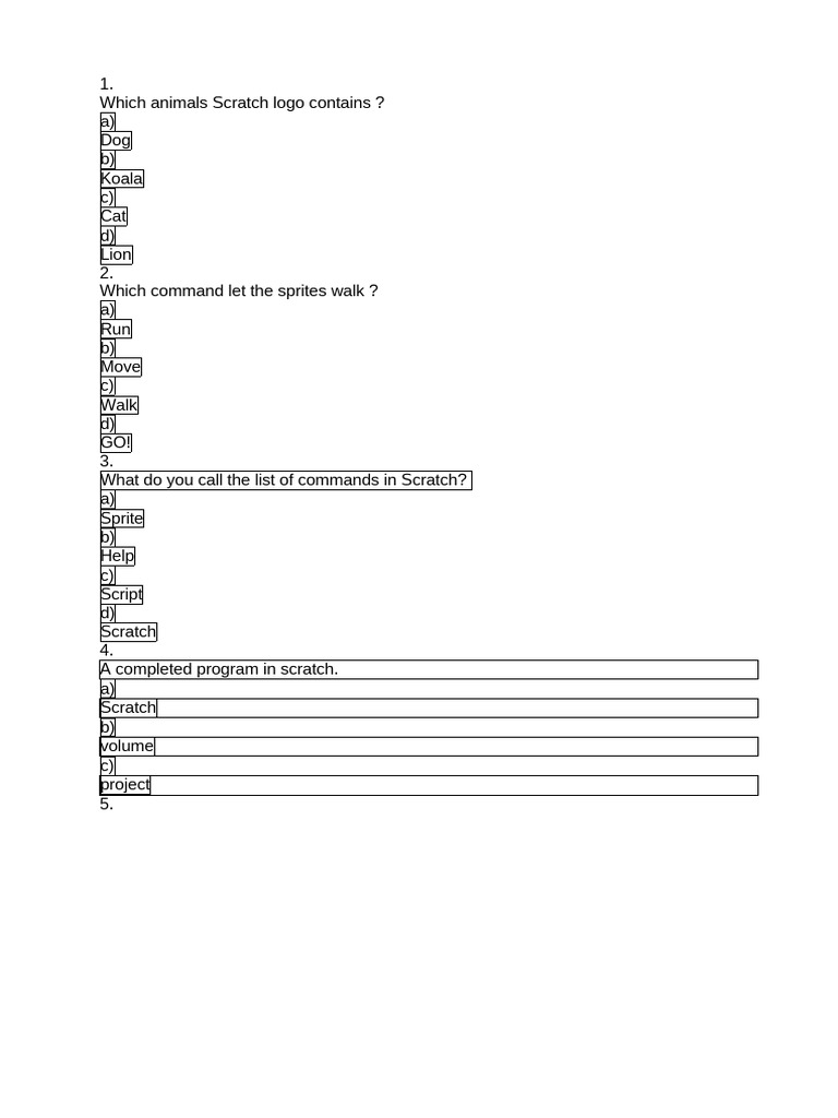 Scratch Programming Language In English