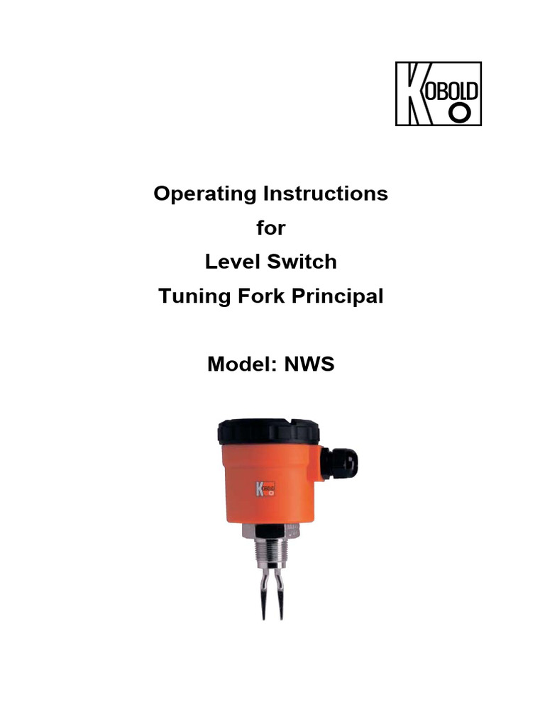 NWS Level Switch Operating Instructions | PDF | Light Emitting Diode ...