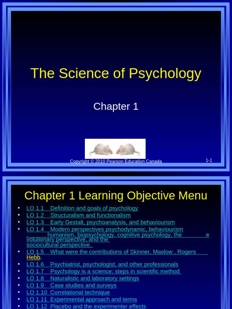 Ch01 Science Cicc Psych Ce | PDF | Psychology | Experiment