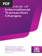 AIB International Transaction Charges Guide | PDF