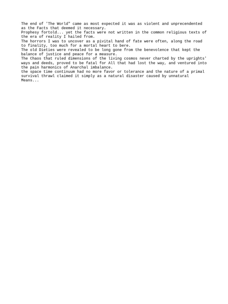 The End Came. | PDF
