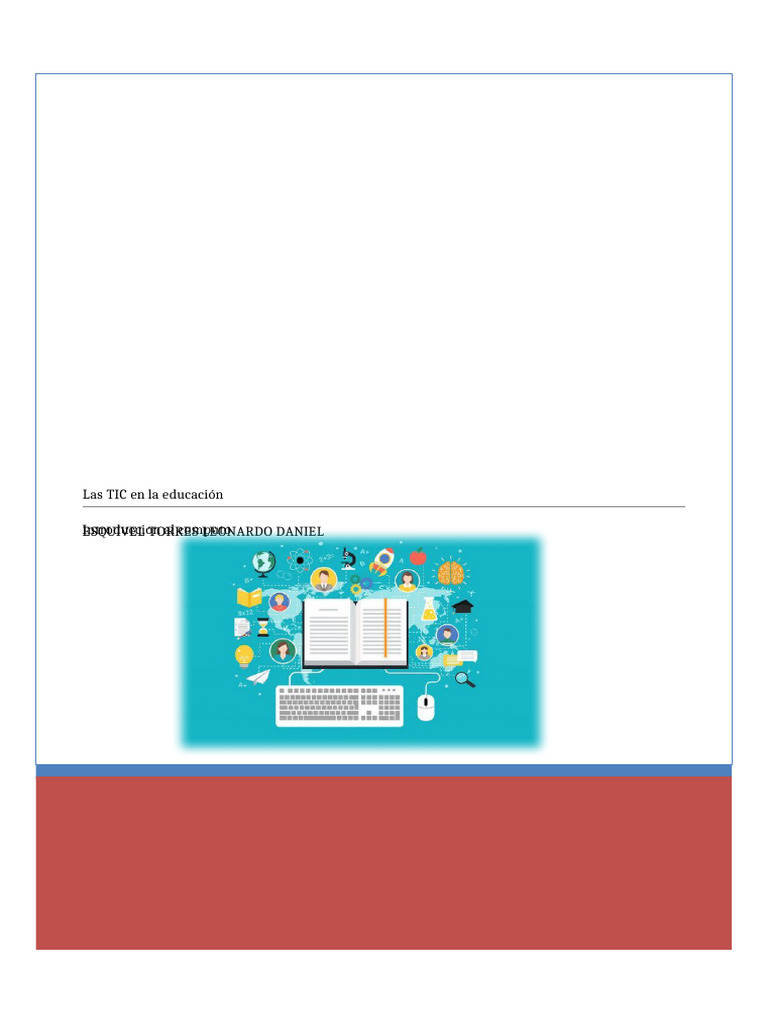 Las TIC en La Educación | PDF | Tecnología de información y ...