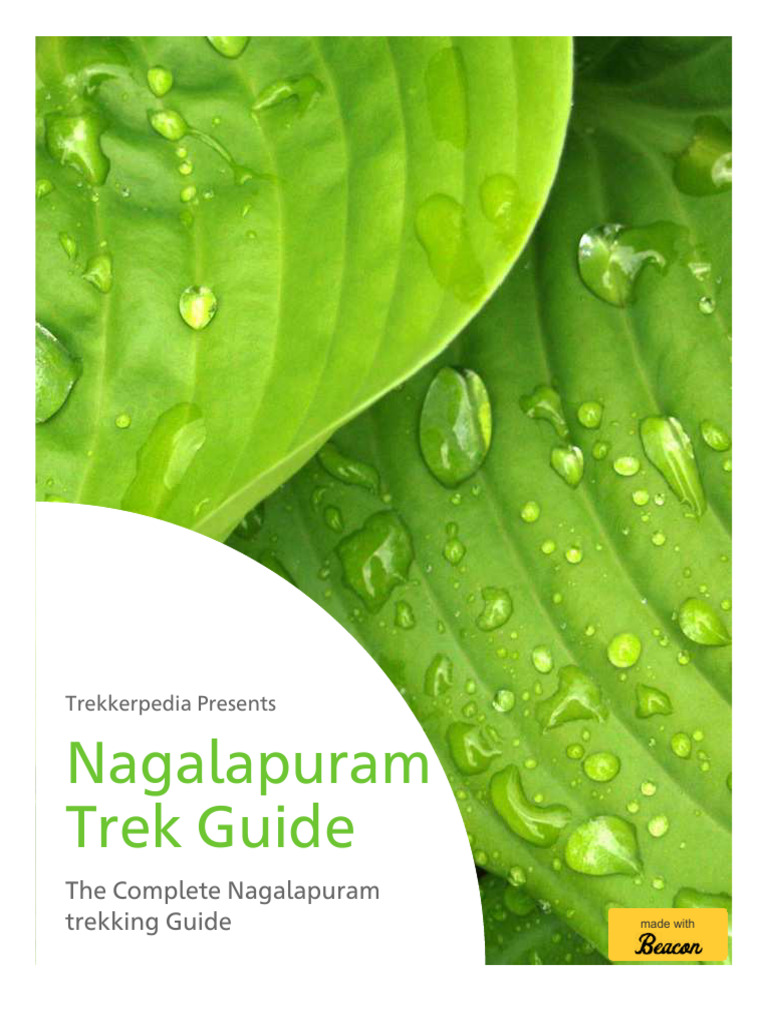 Nagalapuram Trekking Guide | PDF